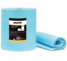 Салфетки нетканые высокопрочные крепированные 30x38 см J-Clean цвет: голубой, 500шт в рулоне JETA PRO 5850472