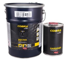 NOVOL COBRA TRUCK BEDLINER Защитное покрытие повышенной прочности, чёрное (комплект) 3л+1л 90537