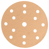 Шлифовальный абразивный круг Hanko Yellow Paper AP33M 150мм, 15 отверстий Р320 AP33M1501532