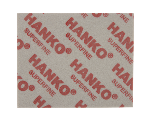 Шлифовальная абразивная губка HANKO SINGLE-SIDED SPONGE PADS WHITE SUPER FINE P320–P500