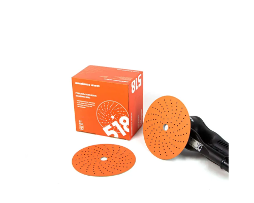Шлифовальный абразивный круг на бумажной основе Sandwox orange ceramic 150мм, Multi holes P100 518.150.100.LC