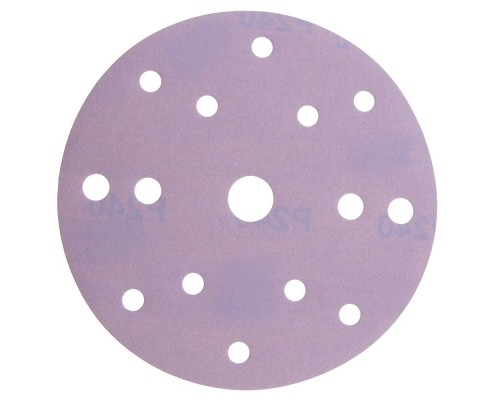 Шлифовальный абразивный круг Smirdex Velcro Discs 740 150 мм, 15отв P100 740415100